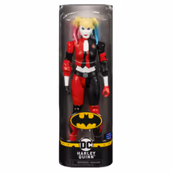 DC Comics BATMAN, 12-Inch HARLEY QUINN Action Figure, Kids Toys for Boys Aged 3 and up, 3 yr(s), DC Comics, Black, Red
