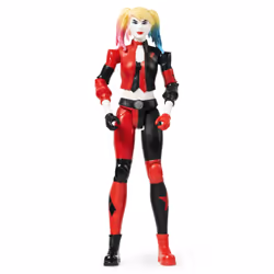DC Comics BATMAN, 12-Inch HARLEY QUINN Action Figure, Kids Toys for Boys Aged 3 and up