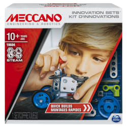 Meccano , Quick Builds, S.T.E.A.M. Building Kit with Real Tools, for Ages 8 and Up