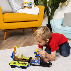 PAW Patrol , Chase’s Ride ‘n’ Rescue, Transforming 2-in-1 Playset and Police Cruiser, for Kids Aged 3 and Up