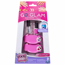 Cool Maker , GO GLAM Love Story Pattern Pack Refill, Decorates 50 Nails with the GO GLAM Nail Stamper