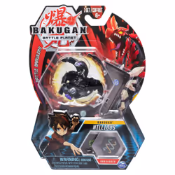 Bakugan , Nillious, 2-inch Tall Collectible Action Figure and Trading Card, for Ages 6 and Up, Throwing spinning top, 6 yr(s)