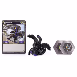 Bakugan , Nillious, 2-inch Tall Collectible Action Figure and Trading Card, for Ages 6 and Up