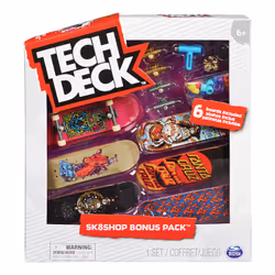 Tech Deck , Sk8shop Fingerboard Bonus Pack, Collectible and Customizable Mini Skateboards (Styles May Vary) - Additional view 4