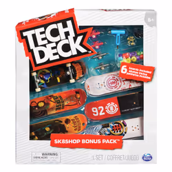 Tech Deck , Sk8shop Fingerboard Bonus Pack, Collectible and Customizable Mini Skateboards (Styles May Vary) - Additional view 6
