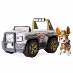 PAW Patrol , Jungle Rescue, Tracker’s Jungle Cruiser, Vehicle and Figure, Car, 3 yr(s), Multicolour
