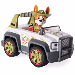 PAW Patrol , Jungle Rescue, Tracker’s Jungle Cruiser, Vehicle and Figure