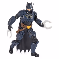 DC Comics , Batman Adventures, Batman Action Figure with 16 Armor Accessories, 17 Points of Articulation, 12-inch, Super Hero Kids Toy for Boys & Girls - Additional view 4