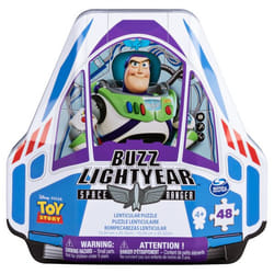 Disney Pixar Toy Story 4 Shaped Buzz Lightyear Tin With 48-Piece Surprise Puzzle