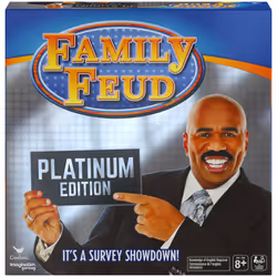 Spin Master Family Feud Platinum Edition Family Party Board Game for Families Adults and Kids Ages 8 and up