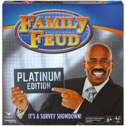 Spin Master Family Feud Platinum Edition  Family Party Board Game  for Families Adults and Kids Ages 8 and up