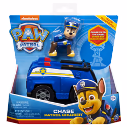 PAW Patrol Chase’s Patrol Cruiser Vehicle with Collectible Figure
