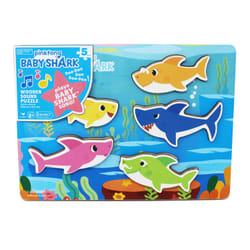 Games Pinkfong Baby Shark Chunky Wood Sound Puzzle - Plays Baby Shark Song