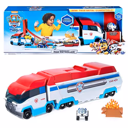 PAW Patrol , Launch’N Haul PAW Patroller, Transforming 2-in-1 Track Set for True Metal Die-Cast Vehicles, Vehicle & track set ...