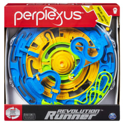 Games Perplexus Revolution Runner Motorized 3D Gravity Maze Game Brain Teaser Puzzle Ball | Anxiety Relief Items | Sensory Toys for Adults & Kids Ages 9+