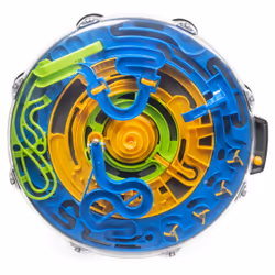 Games Perplexus Revolution Runner Motorized 3D Gravity Maze Game Brain Teaser Puzzle Ball | Anxiety Relief Items | Sensory Toys for Adults & Kids Ages 9+