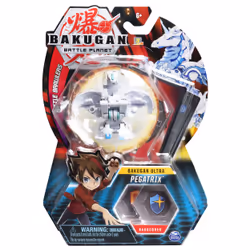 Bakugan Ultra, Pegatrix, 3-inch Collectible Action Figure and Trading Card, for Ages 6 and Up, Throwing spinning top, 3 yr(s)