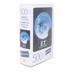E.T. The Extra-Terrestrial Movie 500-Piece Puzzle in Plastic Retro Blockbuster VHS Video Cas