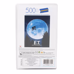 E.T. The Extra-Terrestrial Movie 500-Piece Puzzle in Plastic Retro Blockbuster VHS Video Cas