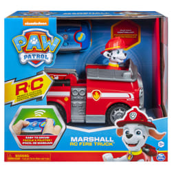 PAW Patrol , Marshall Remote Control Fire Truck with 2-Way Steering, for Kids Aged 3 and Up
