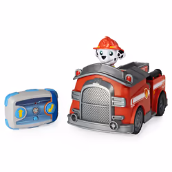 PAW Patrol , Marshall Remote Control Fire Truck with 2-Way Steering, for Kids Aged 3 and Up