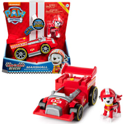 PAW Patrol , Ready, Race, Rescue Marshall’s Race & Go Deluxe Vehicle with Sounds, for Kids Aged 3 and Up