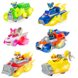 PAW Patrol , Mighty Pups Charged Up Skye’s Deluxe Vehicle with Lights and Sounds