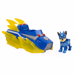 PAW Patrol , Mighty Pups Charged Up Skye’s Deluxe Vehicle with Lights and Sounds