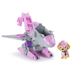 PAW Patrol , Dino Rescue Skye’s Deluxe Rev Up Vehicle with Mystery Dinosaur Figure
