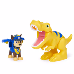 PAW Patrol , Dino Rescue Chase and Dinosaur Action Figure Set, for Kids Aged 3 and up, 3 yr(s), Paw Patrol, Multicolour