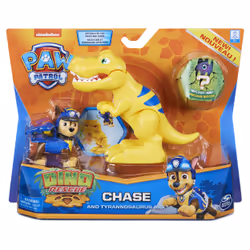 PAW Patrol , Dino Rescue Chase and Dinosaur Action Figure Set, for Kids Aged 3 and up