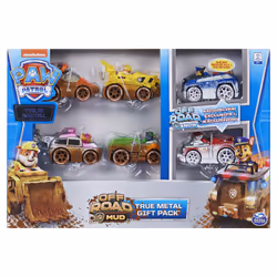 PAW Patrol , True Metal Off-Road Gift Pack of 6 Collectible Die-Cast Vehicles, 1:55 Scale, Car, 3 yr(s), Multicolour