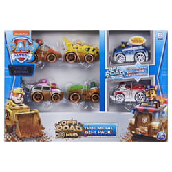 PAW Patrol , True Metal Off-Road Gift Pack of 6 Collectible Die-Cast Vehicles, 1:55 Scale