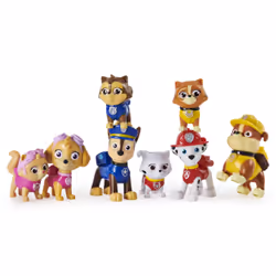 PAW Patrol , Kitty Catastrophe Gift Set with 8 Collectible Figures, for Kids Aged 3 and up
