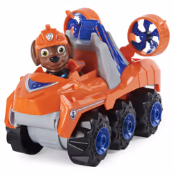 PAW Patrol , Dino Rescue Zuma’s Deluxe Rev Up Vehicle with Mystery Dinosaur Figure