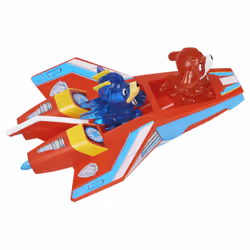 PAW Patrol Mighty Pups Super PAWs Mini Jet Playset with 2 Mini Figures, for Kids Aged 3 and up
