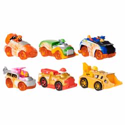 PAW Patrol , True Metal Spark Gift Pack of 6 Collectible Die-Cast Vehicles, 1:55 Scale