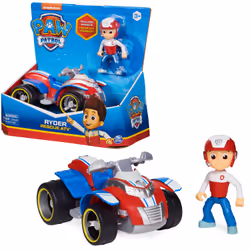 PAW Patrol , Ryder’s Rescue ATV Vehicle with Collectible Figure, for Kids Aged 3 and up, Quadricycle, 3 yr(s), Multicolour