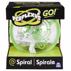 Games Perplexus GO! Spiral, Compact Challenging Puzzle Maze Skill Game, for Adults and Kids Ages 8 and up, Intermediate, 8 yr ...