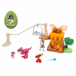 PAW Patrol , Dino Rescue Volcano Playset with Zipline and 3 Exclusive Figures, PAW Patrol, 3 yr(s), Multicolour