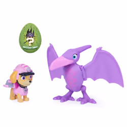 PAW Patrol , Dino Rescue Skye and Dinosaur Action Figure Set, for Kids Aged 3 and up, 3 yr(s), Multicolour