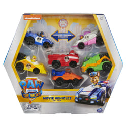 PAW Patrol , True Metal Movie Gift Pack of 6 Collectible Preschool Toys, 1:55 Scale Die-Cast Toy Cars, Kids Toys for Boys & Girls Ages 3 and up