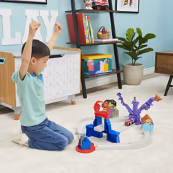 PAW Patrol True Metal Total City Rescue Movie Track Set with Exclusive Marshall Vehicle - Additional view 6