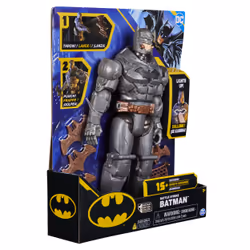 DC Comics , Battle Strike Batman 12-inch Action Figure, 5 Accessories, 20+ Sounds, Collectible Kids Toys for Boys and Girls Ages 3 and Up - Additional view 7
