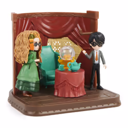 Wizarding World Harry Potter, Magical Minis Hogwarts Divination Classroom, 2 Exclusive Figures and 6 Accessories, Kids Toys f ...