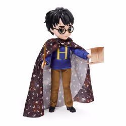 Wizarding World Harry Potter, 8-inch Harry Potter Doll Gift Set with Invisibility Cloak and 5 Doll Accessories, Kids Toys for ...