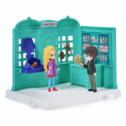 Wizarding World Harry Potter, Magical Minis Honeydukes Sweet Shop with 2 Exclusive Figures and 5 Accessories, Kids Toys for A ...