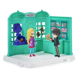 Wizarding World Harry Potter, Magical Minis Honeydukes Sweet Shop with 2 Exclusive Figures and 5 Accessories, Kids Toys for Ages 6 and up