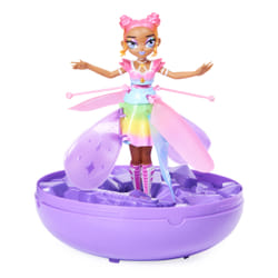 Hatchimals Pixies, Crystal Flyers Rainbow Glitter Idol Magical Flying Toy Doll with Lights, Girls Gifts, Kids Toys for Girls Ages 6 and up