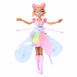 Hatchimals Pixies, Crystal Flyers Rainbow Glitter Idol Magical Flying Toy Doll with Lights, Girls Gifts, Kids Toys for Girls Ages 6 and up